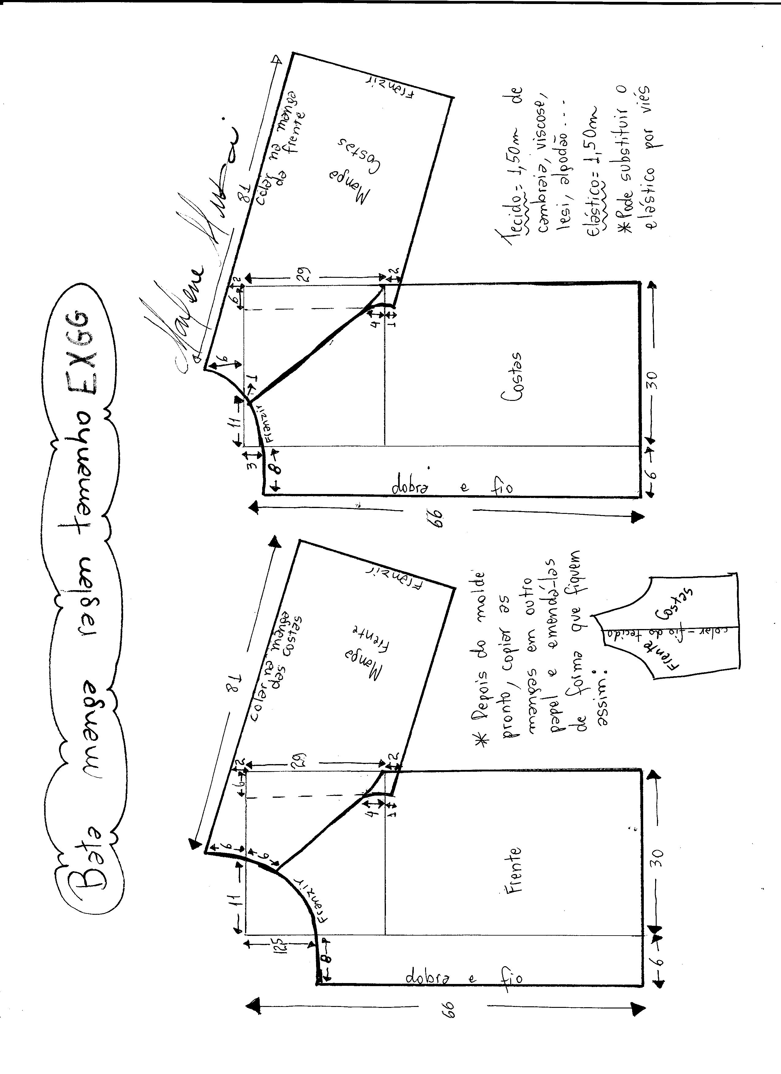 camisa manga ranglan